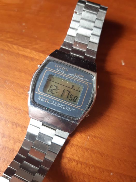 Relógio digital Citizen (Japão) Anos 80
