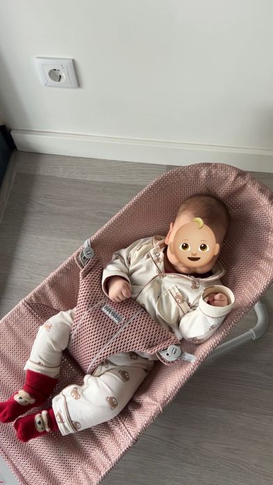 BabyBjörn Bouncer Bliss – Dusty Pink Mesh