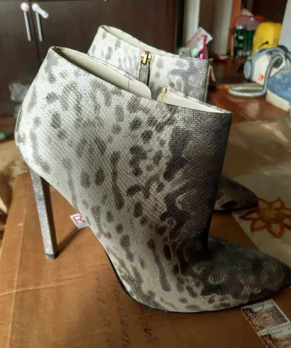 Skórzane Botki Gucci