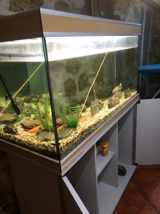 Vendo aquário 120/0.50 com movel de 1.47 de altura