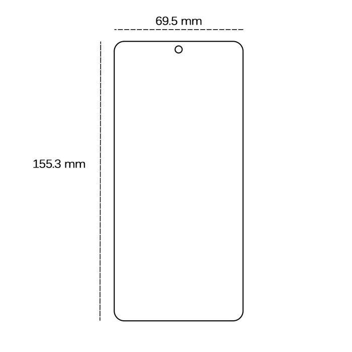 Szkło hartowane 2,5D do Motorola Moto E14