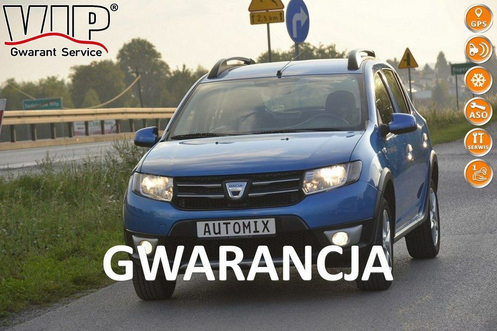 Dacia Sandero Stepway nawigacja gwarancja przebiegu bezwypadkowy doinwestowany po serwisie