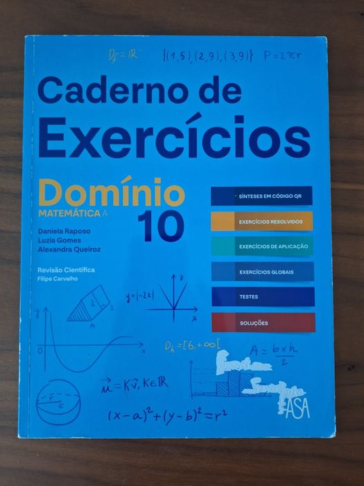 Caderno exercicios domínio Matemática