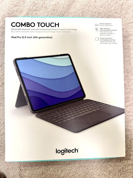 Клавіатура Logitech Combo Touch 12.9 Keyboard для Ipad pro 12.9