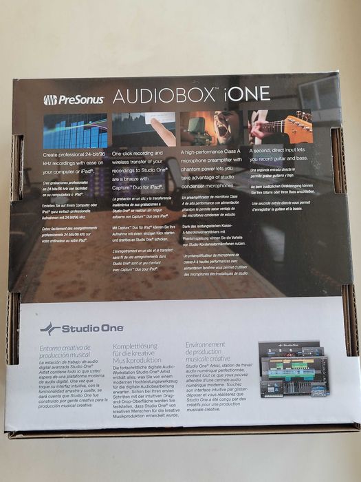 Звукова карта Аудіоінтерфейс PreSonus AudioBox iOne