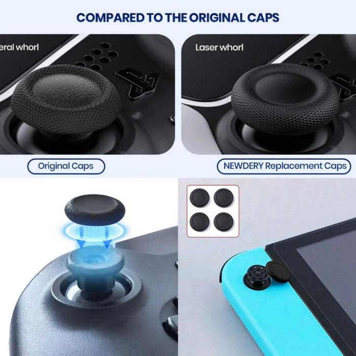 Накладки на стики для PS4 PS5 PS3 Xbox One 360 Slim Switch Pro