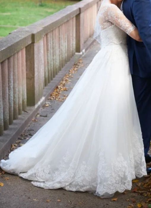 Suknia ślubna stan jak NOWY + pokrowiec !!