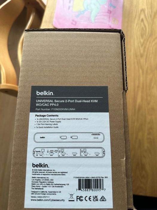 Belkin Switch KVM przelacznik 2-wu kanalowy