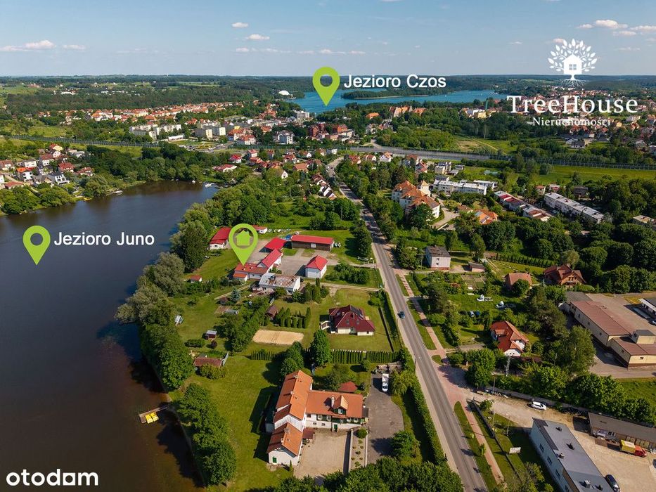 Dom z linią brzegową nad jeziorem, Mrągowo, Mazury