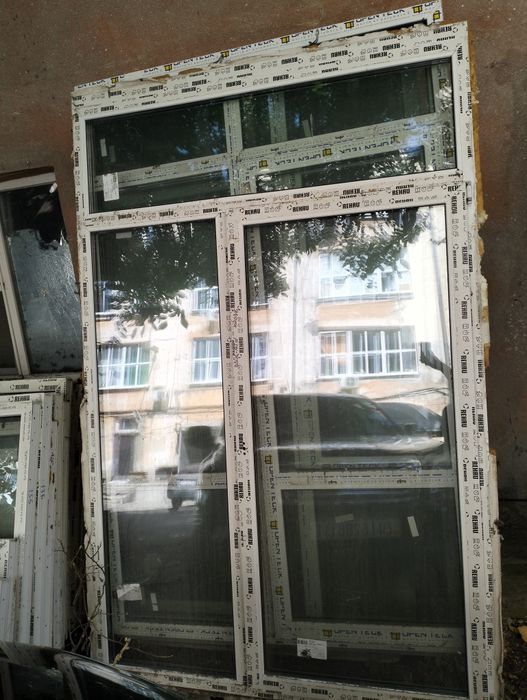 Балконные панорамные блоки разных размеров с новостроя