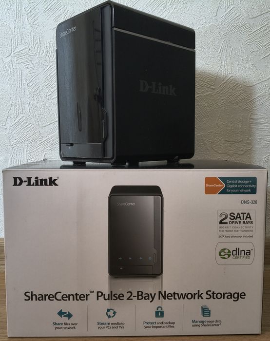 NAS D-Link DNS-320, мережевий сервер