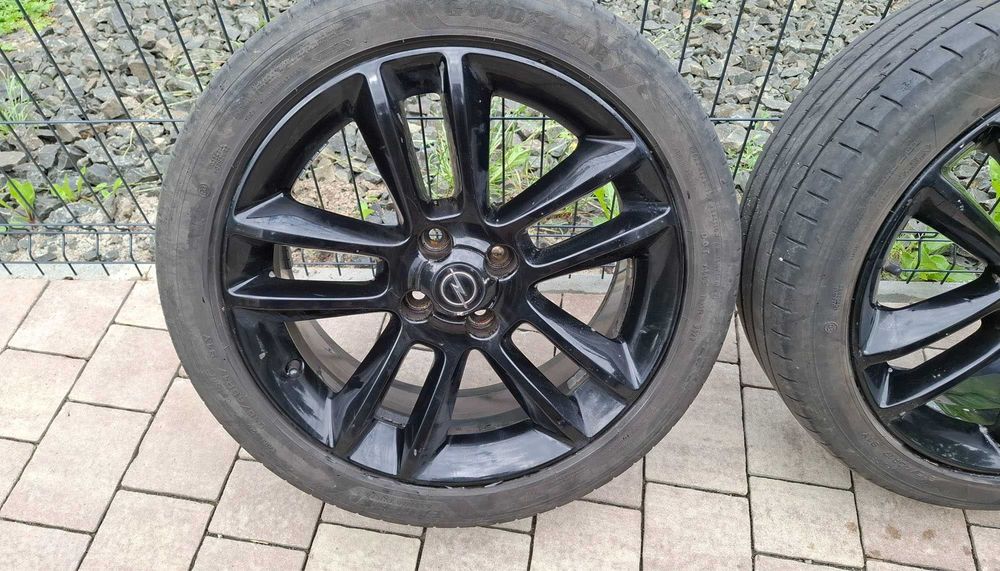 Alufelgi 17 Opel czarne plus opony