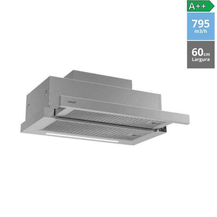 Exaustor CATA TFH 6830 X (850 m³/h - 59,8 cm - Inox)