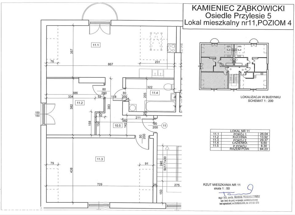 Nowoczesny apartament 84,23 m² - Kamieniec Ząbkowicki