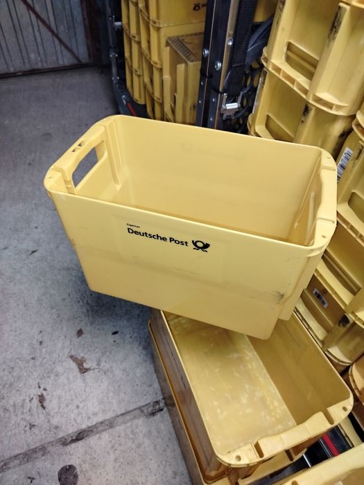 skrzynki plastikowe zestaw 3 szt.  pojemnik, kuweta 41x26x27,5 cm,