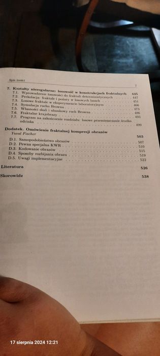 Granice Chaosu fraktale 2 książki