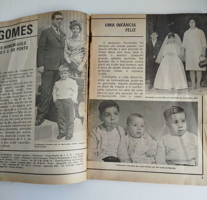 Antiga Revista Desportiva "Golo"