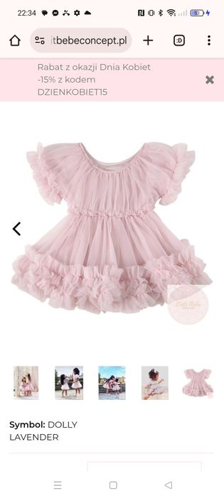 Piękna sukienka little dolly 3-4 lata wesele komunia