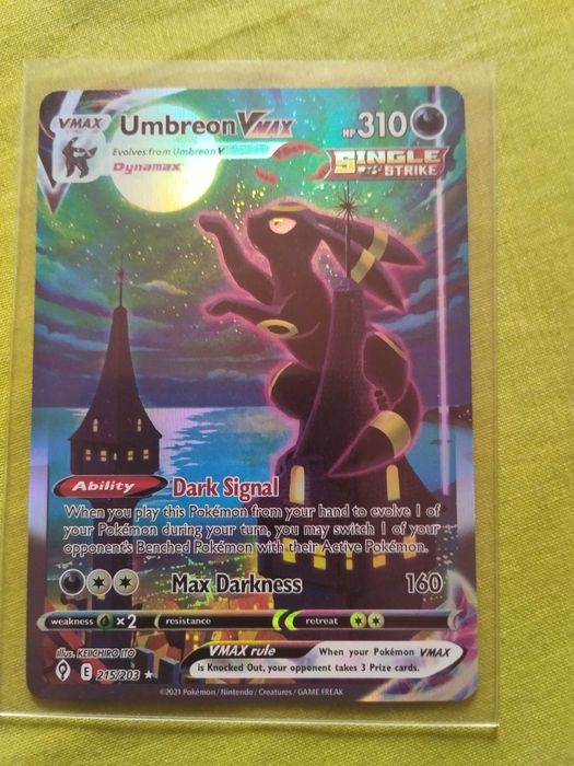 Umbreon Vmax English, evolving skies