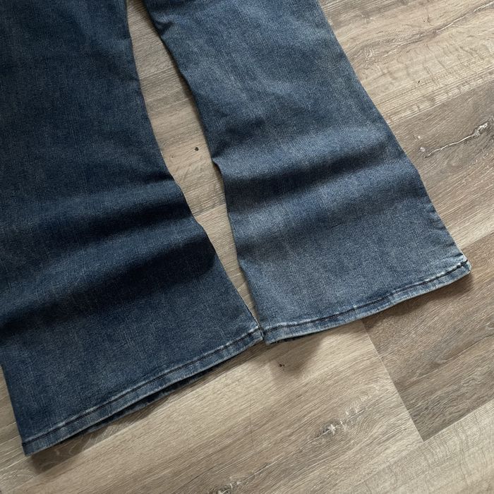 кльош флейред джинси flared jeans true religion x jaded london tupe zara zip y2k sk8 arhive opium