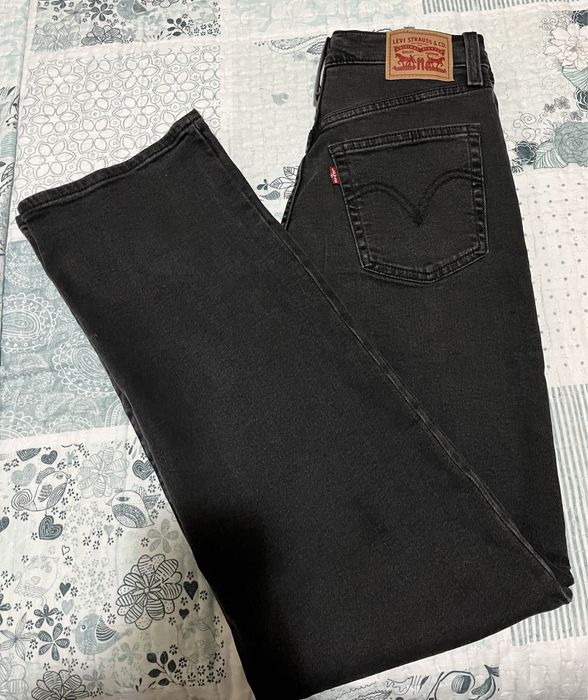 Calças Levi’s Ribcage Straight Full Length W28 L32