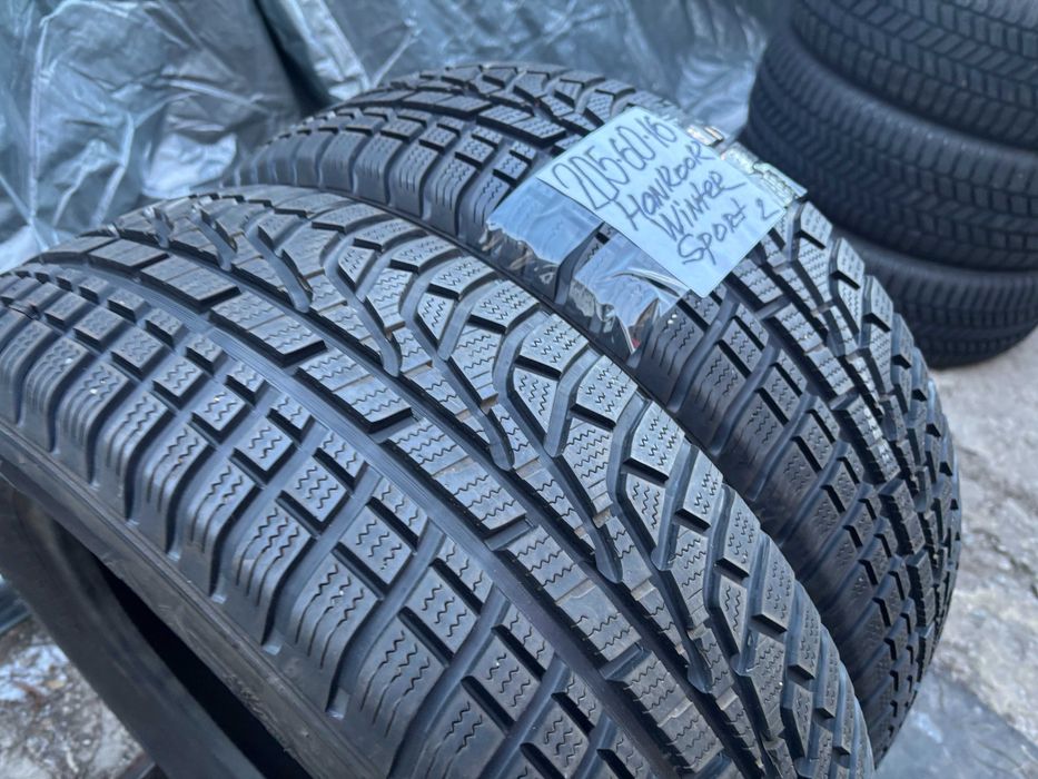 205-60-R16 HANKOOK WINTER 2 штуки пара ЗИМНЕЙ резины GERMANY 2023
