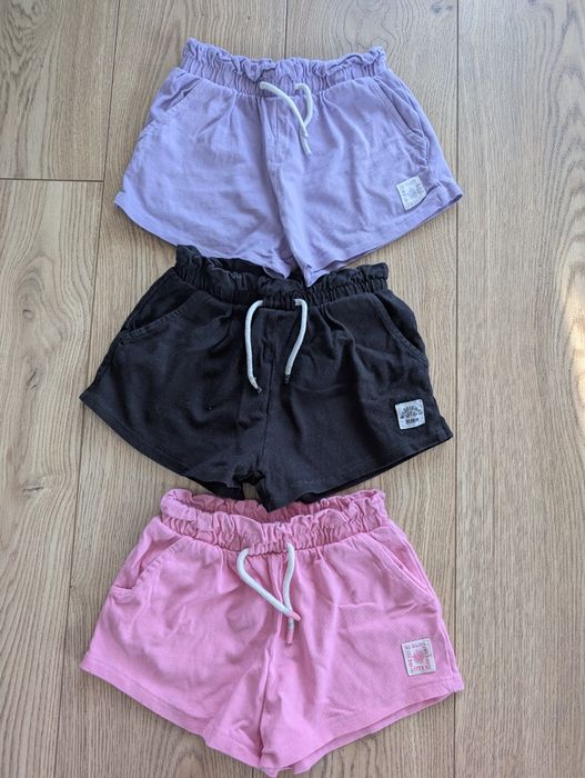 Szorty Zara 116 krótkie spodenki dresowe