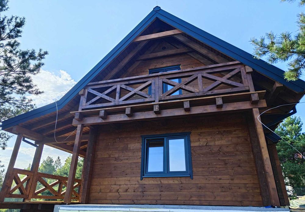 Domy z bali drewnianych, BSH, bal klejony