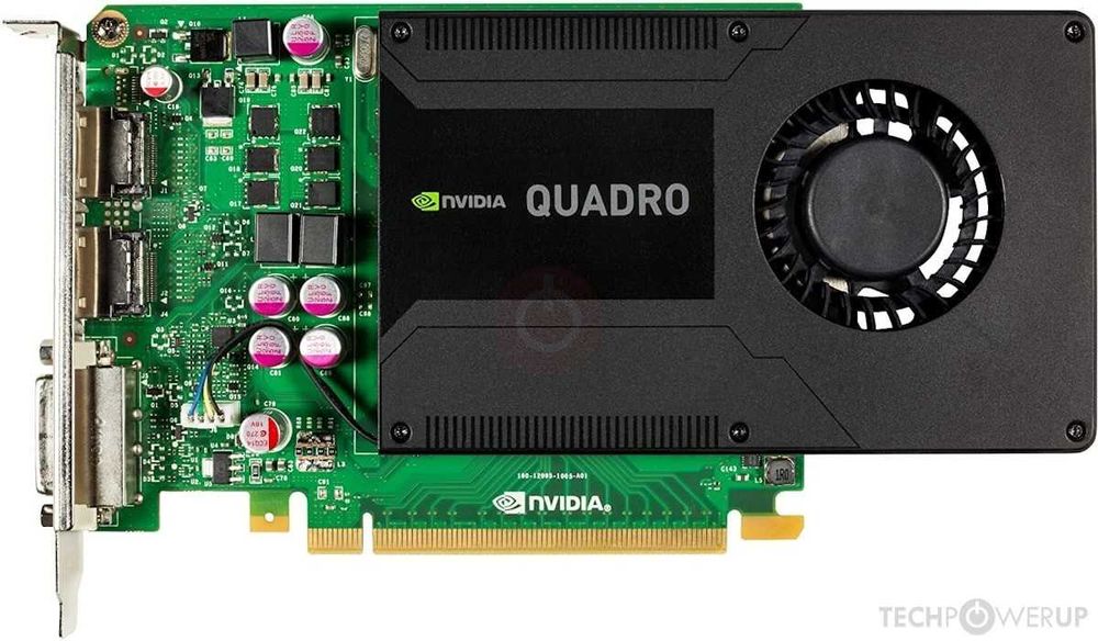 Placa gráfica NVIDIA Quadro K2000 2GB GDDR5 PCIe DP DVI HDCP Funcionar