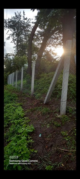 Стовпчики бетоні для сітки Доставка! ЗНИЖКИ на зимовий період!