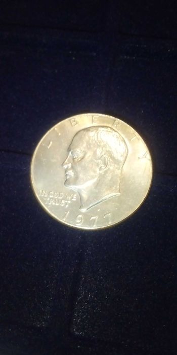 One dólar de1977.  Americano