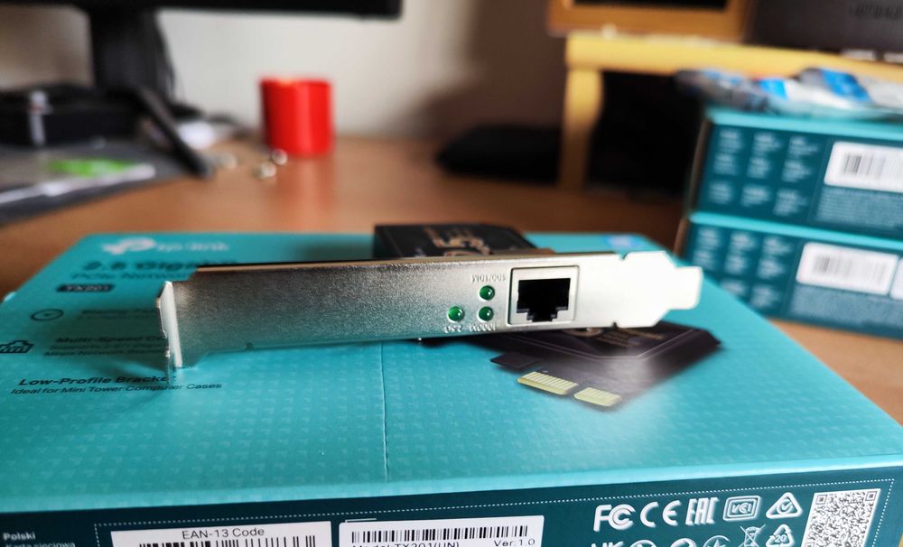 Placa de rede Tp-link 2.5Gbe   TX201