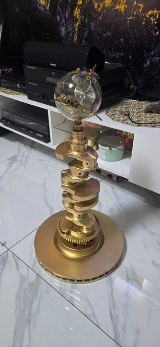 Unikatowa stacja pogodowa Huger (Vintage RFN)  lata 60 70 80– Industrial / Steampunk / Upcycling / Automotive Art / Loft
