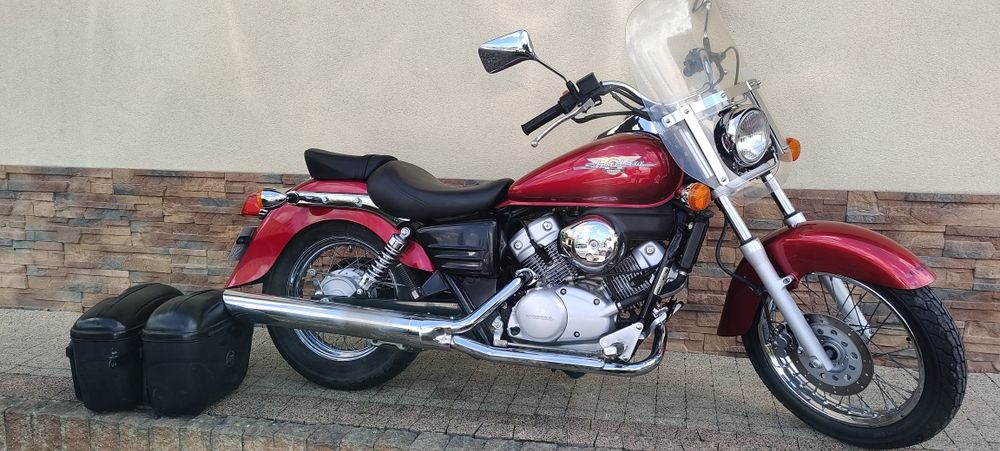Honda shadow 125 kufry transport