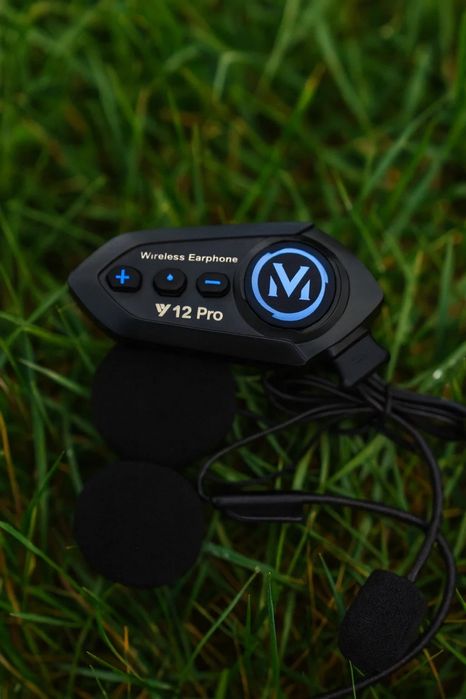Мотогарнітура Y12  pro (2 шт. у комплекті) з інтеркомом — нові