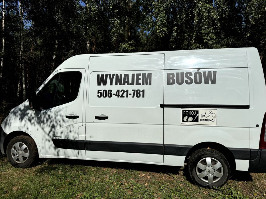 Wynajem aut busów blaszak furgon 9 osobowe osobówki hak