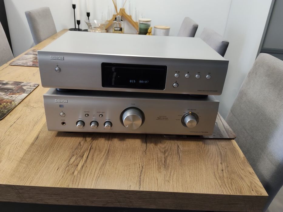 Zestaw Denon wzmacniacz PMA 520AE +CD DCD 520AE + 2 piloty