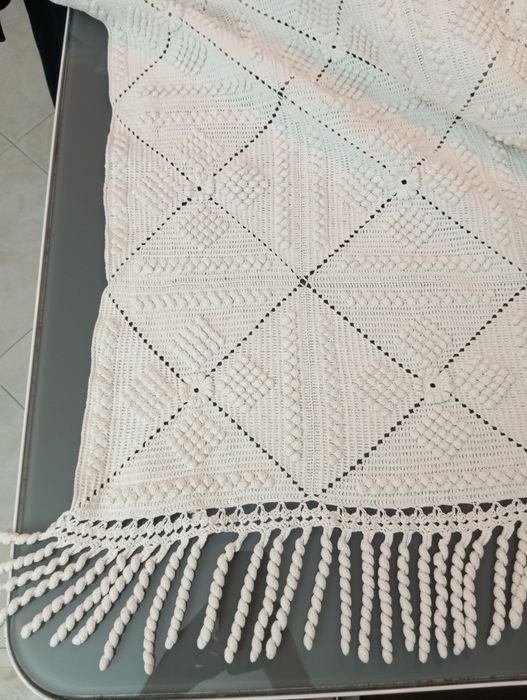 Colcha em crochê
