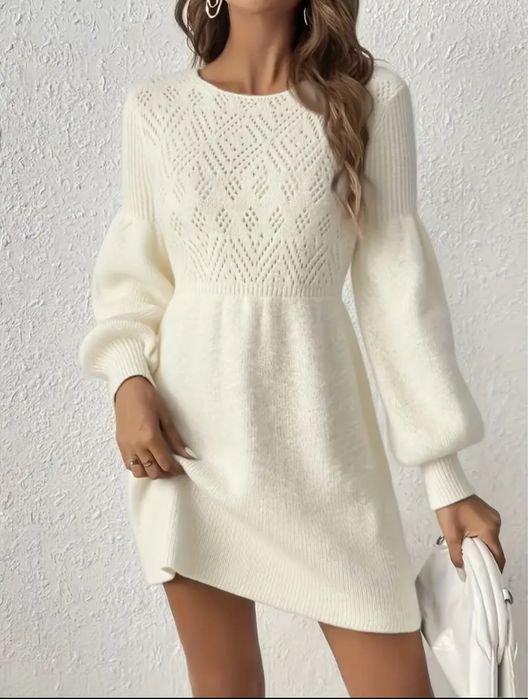 Вязана тепла сукня