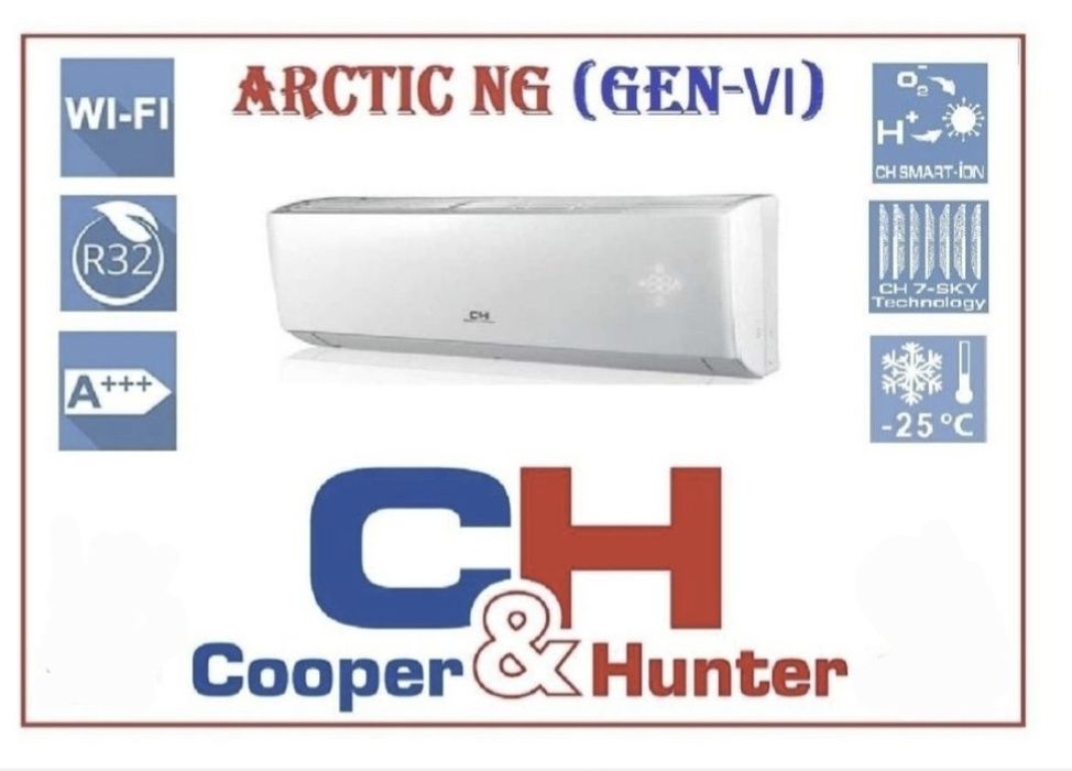Кондиціонер тепловий насос Cooper&Hunter. Монтаж