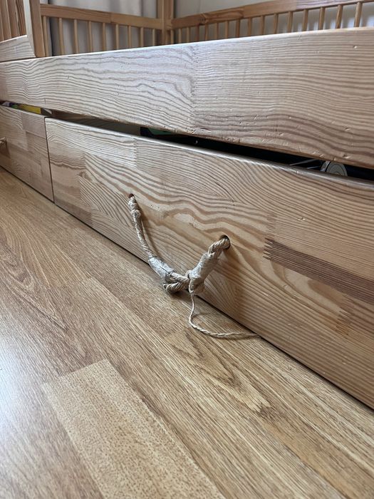Łóżko domek Luletto Pioli Plus z szufladami 180 x 90 materac