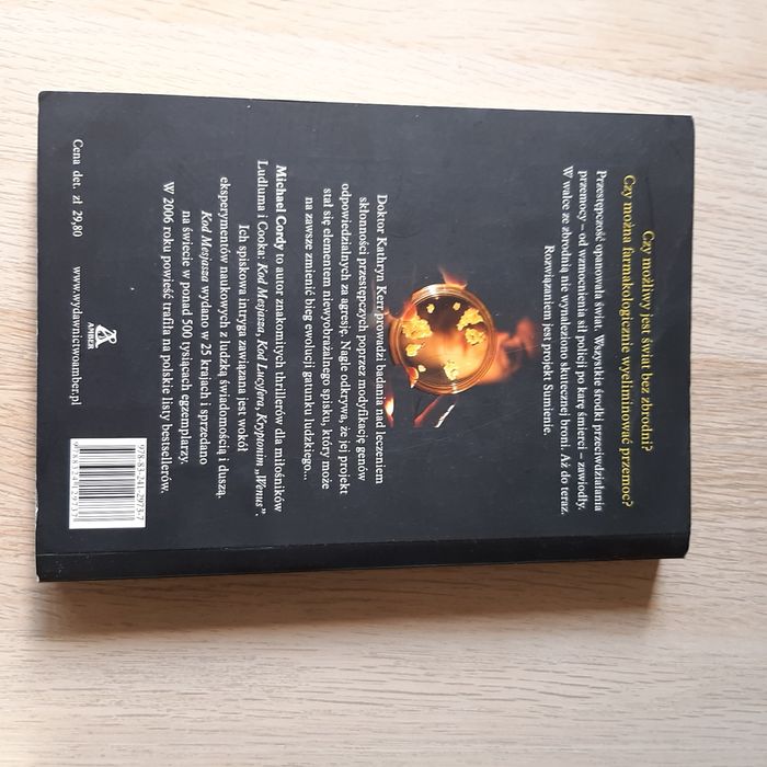 Książka Gen zbrodni