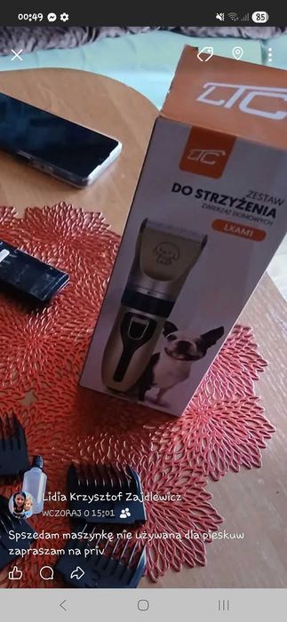 Maszynka do strzyżenia dla pieskòw