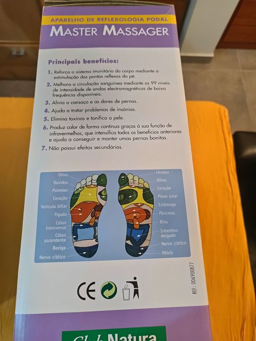 Aparelho de reflexologia podal