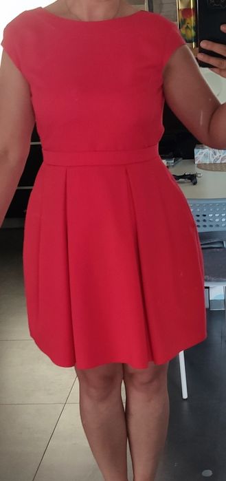 Sukienka 36 malinowa