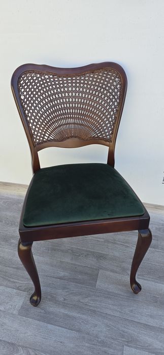 Krzesło stylowe Chippendale Nowa tapicerka