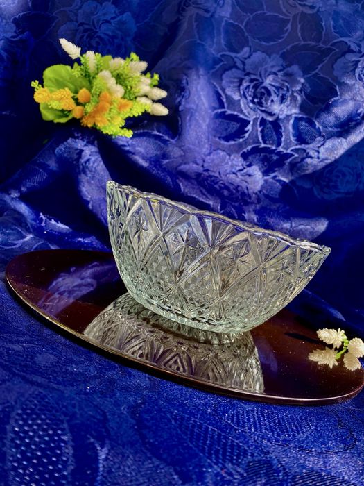 Вінтаж! Kig Indonesia ваза для фруктів салатник кришталь