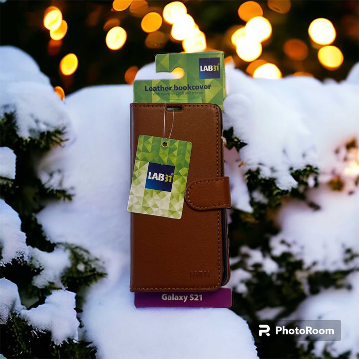 Etui Skórzane Do Samsung Galaxy S21 Case Z Klapką Miejsce Na Kartę