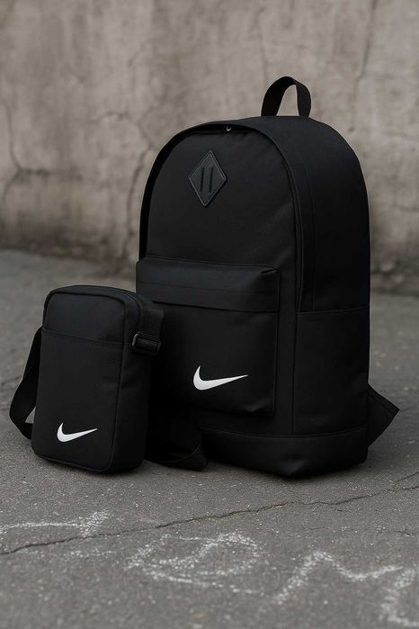Комплект рюкзак барсетка Nike набор 2в1 городской спортивный найк