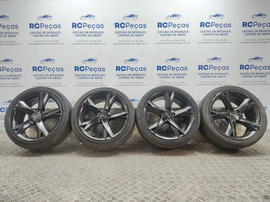 Conjunto de jantes 19 Y-Spoke S-Line originais Audi A5 8T de 2008 a 2017